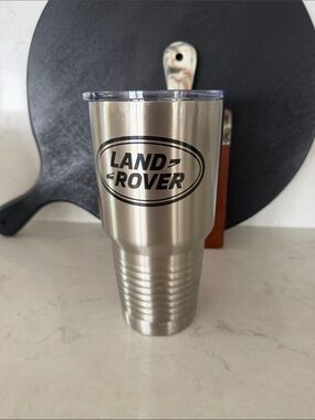 Land Rover Stainless Steel Travel Tumbler - Silver